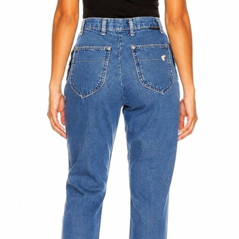 70s Vintage Pleated Wrangler Jeans Womens 2 Stovepipe Leg High Waist Denim Pants